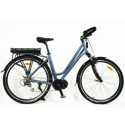 China Standard Step Through Electric Bike For Travel , Pedelec Hybrid Electric Bicycle Light Mild for sale