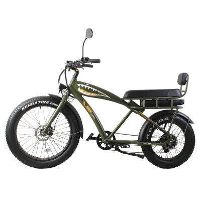 China 2021 Standard Hot Sale Retro Fat Electric Bike New Design , Bicicleta Electrica Cruiser for sale