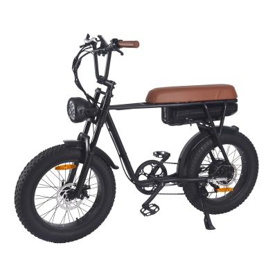 China Aluminum Alloy Fat Tire Retro E Bike Bicicleta Electrica Electric Bike for sale