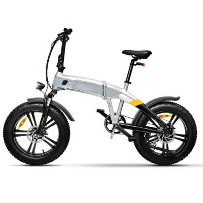 China Aluminum Alloy Folding Electric Bike China 250w Motor Fat Tire Electric Bicycle for sale