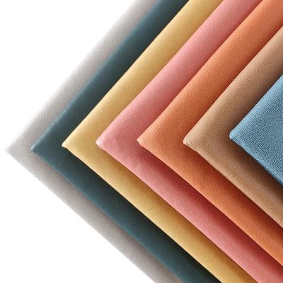 China Breathable 100% Polyester Home Textile Upholstery Multi-colors Design Faux Leather Fabric For Sofa for sale