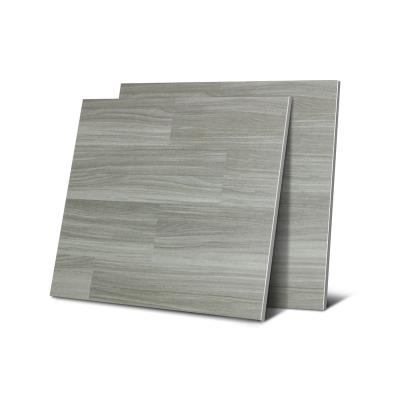 China CLASSIC Artificial Stone 60x60 Matt Glazed Gray Wooden Floor Porcelain Tiles For Living Room And Bedroom for sale