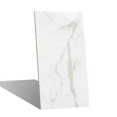 China Rustic Tiles 300x600 Ceramic And Porcelain Carrara Snow White Marble Wall Tile For Living Room And Villa for sale