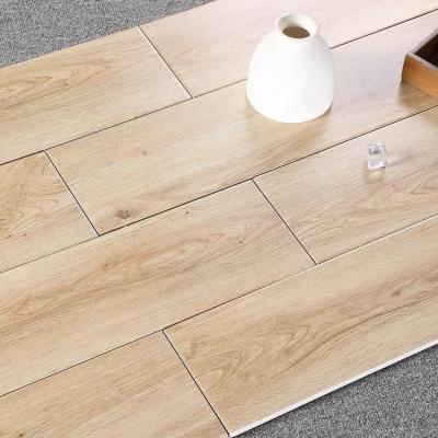 China Rustic Tiles Imitate Knot Oak Wood Look Porcelain Tile Luxury Gold Effect For Living Room And Backyard for sale