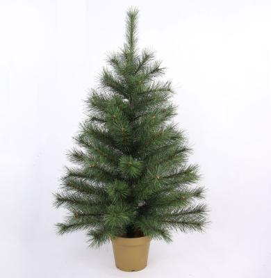 China Eco-Friendly Wholesale High Demand Products Pine Needle Decorative Christmas Tree Rose Gold and Green Christmas Tree Decoration for sale