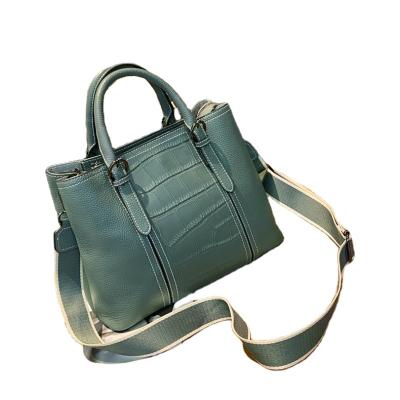 China Wholesale 2021new fashion style PORTABLE single-shoulder bag soft leather lady's bag for sale