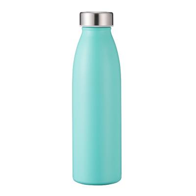 China Durable Sports Water Bottle Double Wall Solid Color Stainless Steel 350ml/12Oz Insulated Water Bottle Keeps Drinks Cold And Hot for sale