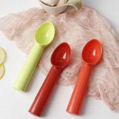 China Home Viable Non-Stick Non-Freezing PS Ice Cream Plastic Scoop For Kids for sale