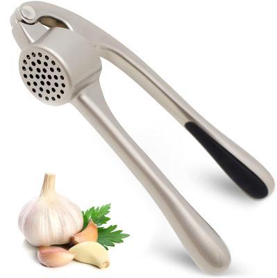 China Viable stainless steel manual garlic press and crusher garlic meat grinder press for sale