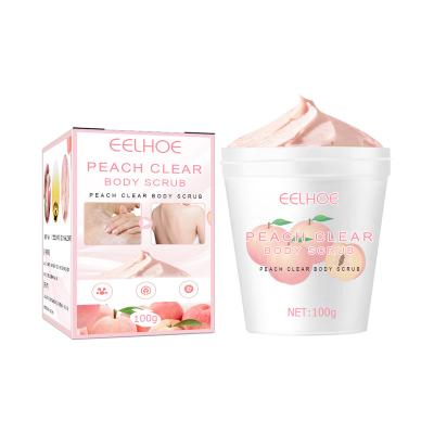 China Day Peach Scrub Clear Body Scrub Soft Skin Peach Ice Cream Scrub for sale