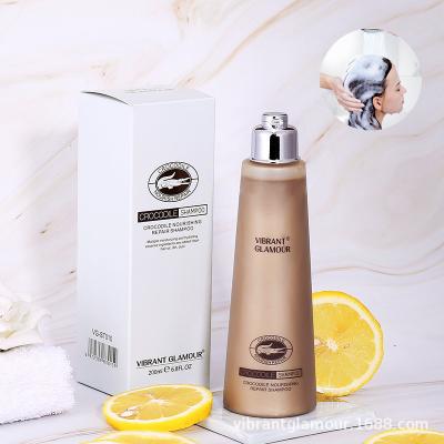 China Private Label Crocodile Repair Lighting Shampoo Nourishing Damaged Hair Repair Shampoo for sale