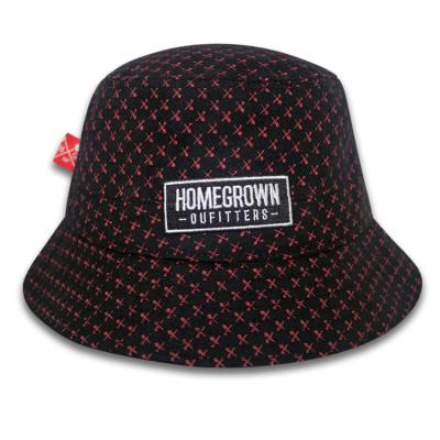 China COMMON Custom Foldable Flat Embroidered Fishing Caps& Bucket Hats for sale