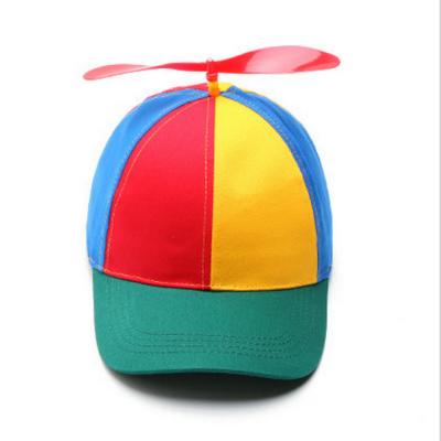 China JOINT promotion mixed color kids plays Logo Helicopter Propeller Baseball Hat custom made for sale