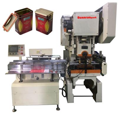 China Sunnran Tin Box Making Machine 50 Can / Minute For 35mm Height Can for sale