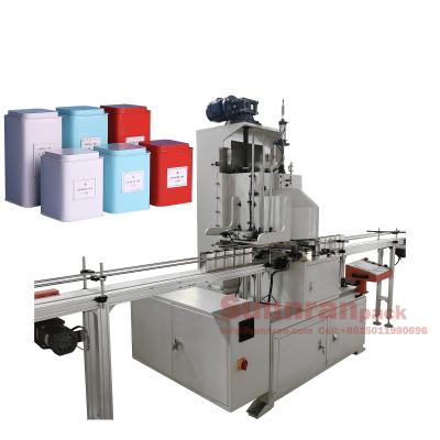 China Vierkant Blikken Doos Making Machine, Automatisch Tin Seaming Machine Sunnran Te koop