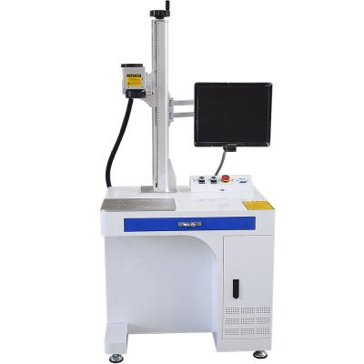 China Laser Marking Portable 50W Raycus Fiber Laser Marking Machine And Laser Engraving Machine For Metal Marking for sale