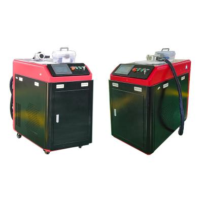 China Laser Cleaning 1000w 1500w 2000w Fiber Laser Rust Remover Machine Fiber Laser Rust Paint Oil Dust Cleaning Machine for sale