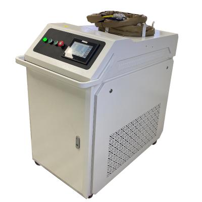 China Laser Cleaner Laser Rust Cleaning Portable 1500W Fiber Laser Machine Rust Removal Metal Surface Cleaning for sale