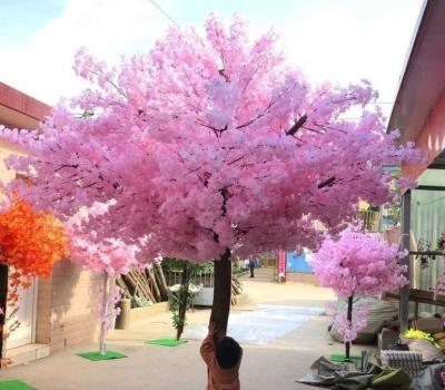 China Popular Artificial Flower For Event Decor Cherry Blossoms In Pink Color Best Sales for sale