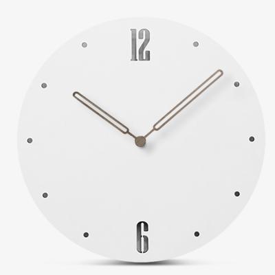 China Simple Modern Wall Clock European Style Round White Large Hanging Clock for sale