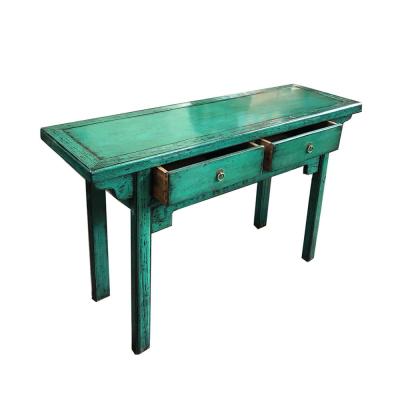 China (Other)Reproduction Adjustable Chinese Antique Lacquer Painted Living Room Wholesale Wall Console Table for sale