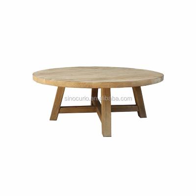 China Rustic Reclaimed Fir Wood Coffee Table (Other) Vintage Adjustable Style for sale