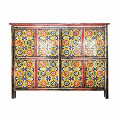 China Eco - Friendly Chinese Replica Furniture Tibetan Cabinet for sale