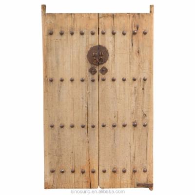 China Chinese Style Folding Vintage Recycle Wood Collected Antique Folding Door for sale