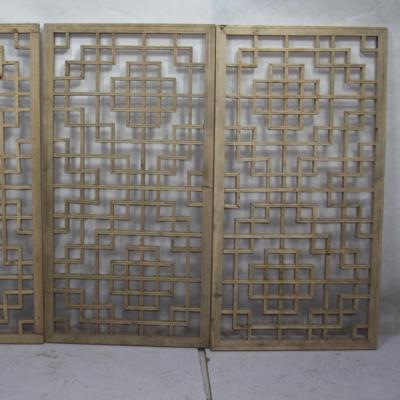 China Folding Screen Customized Chinese Antique Carved Decorative Screen for sale