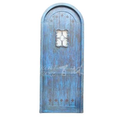 China (Other) Adjustable Chinese Farmhouse Style Antique Rustic Hand Carved Wooden Garden Gate for sale