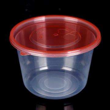 China Sustainable Stackable Plastic Microwave Safe Food Container With Lid For Take Out Lunch Box One Time Use for sale