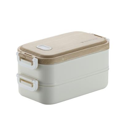 China Japanese Style Stainless Steel Food Container Office and School Food Storage Container Minimalist Top Selling Portable Leakproof Lunch Box for sale