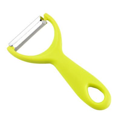 China Kitchen Accessories Stainless Steel Vegetable and Fruit Peeler Kitchen Tool Easy-Handle Stored Handheld Melon Fruit Peeler for sale