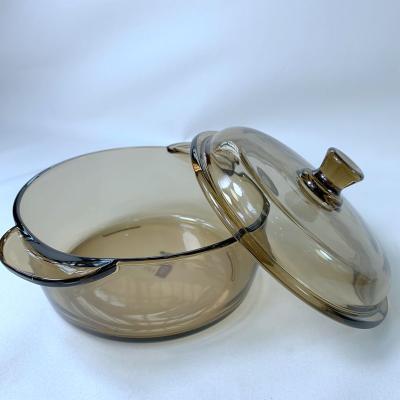 China Sustainable high quality glass soup bowl with lid can be to use many place for sale