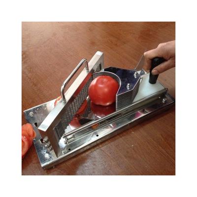 China Other Kitchen Multifunctional Rack Slicer Guide Tools Stainless Steel Onion Tomato Cutter for sale