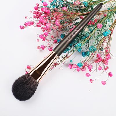 China Durable.skin-friendly MYDESTINY Rose Gold 017  brush Goat Hair Rose gold aluminum tube Pearlescent wood handle makeup brush Spot sale for sale