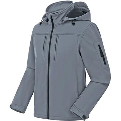 China Both Styles Viable Design Fleece Adjustable Shell Soft Outdoor Waterproof Performance Chest Pockets Edge Hooded Jackets for sale