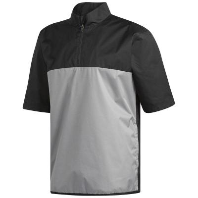 China New Arrived Viable Pick Men Golf Short Sleeve Jacket Lightweight Waterproof Performance Color Black Golf Tracksuit Jacket for sale