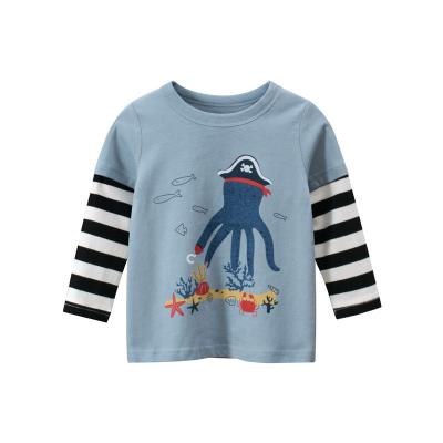 China Wholesale Anti Shrink Cute Kids T Shirt Designer Toddler Baby Boys T Shirts Tops for sale