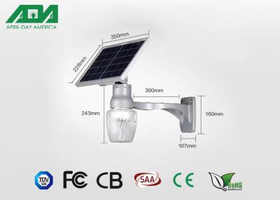 China Warm White 1020lm Outdoor Led Street Lights For 6 Wattage Working 3 Days Without Sun for sale