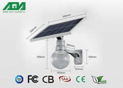 China luces de calle al aire libre del panel solar LED de 6500K 12W, poder más elevado llevado de la solución de la luz del sol en venta