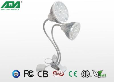 China 360 Degree Flexible Dual Head Desk LED Growing Light for Indoor Plants for sale