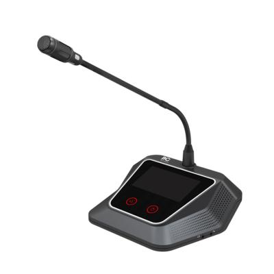 China Delegate Unit Digital Interpretation Conference Voting Microphone With Screen For Digital Conference System à venda