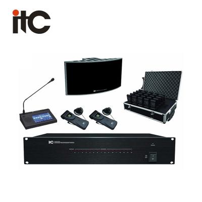 中国 Free Adjusting Digital Infrared Simultaneous Translation Broadcast Controller Audio Conference Interpretation Equipment 販売のため