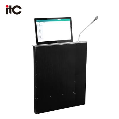 Китай Ultra-thin 15.6 Inch Video Conferencing TV Paperless System Hidden Flip Up Noise Up LCD Lift Motorize LCD Monitor Lift computer fluids продается