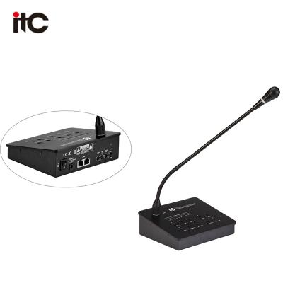 Китай PA System Remote Condenser Paging Microphone 6 ZONE продается