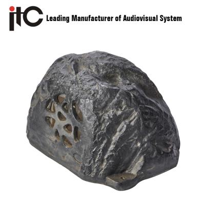 China Best Selling Outdoor Rock Shaped Speaker Garden Landscape Waterproof Stone Speaker T-300R for sale