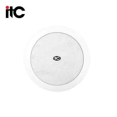 中国 ITC T-205B 180mm Public Address Active Ceiling Speaker PA System Ceiling Wireless Speaker 販売のため