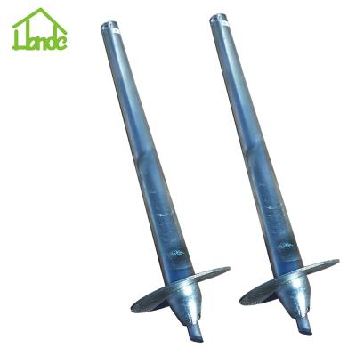 China Solar Power System Helical Screw Piles Earth Anchor for sale