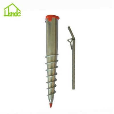 China Umbrellas Metal Galvanized Ground Screw Anchor For Base From China Factory for sale